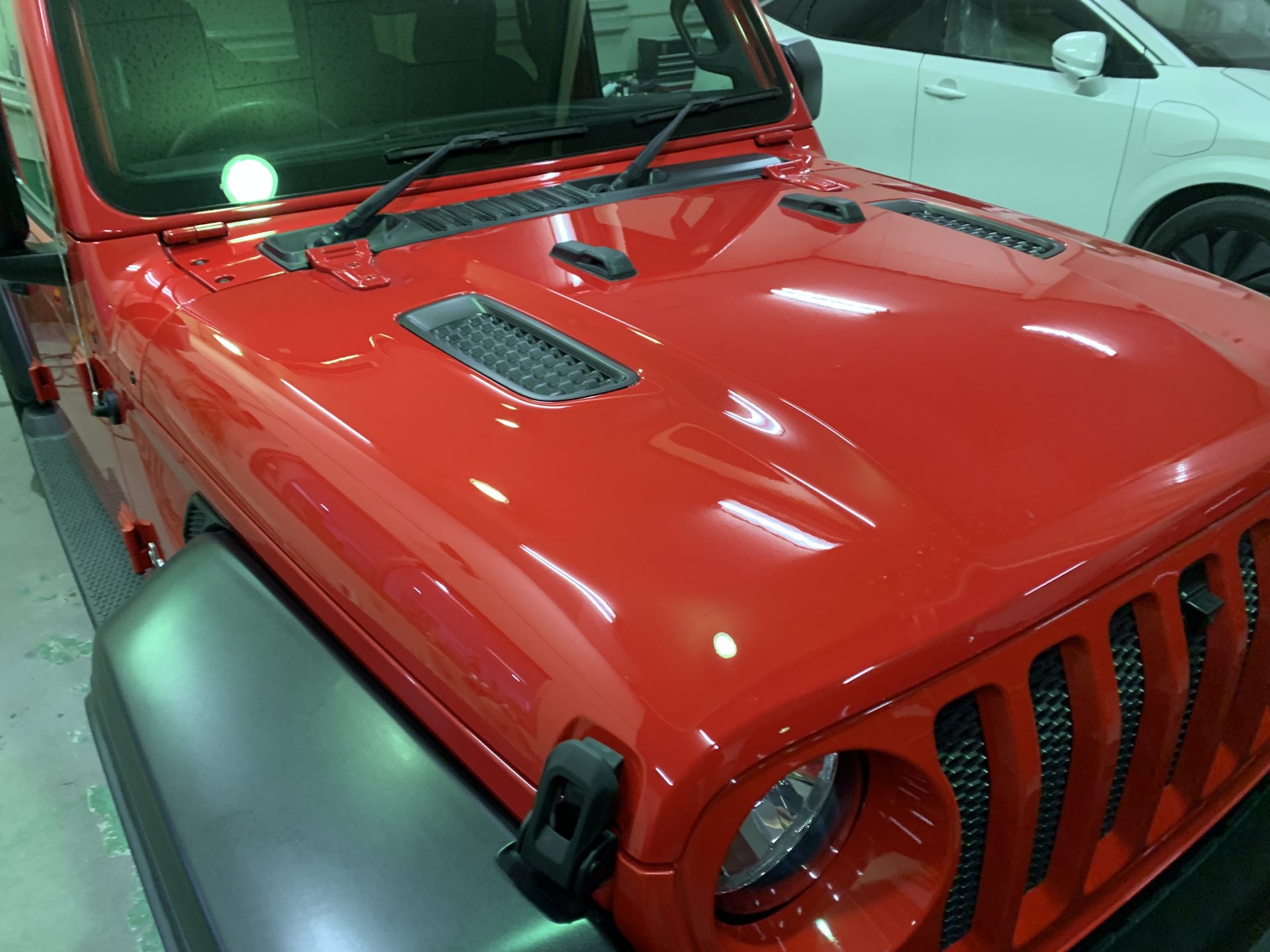 ラングラーボディガラスコート施工