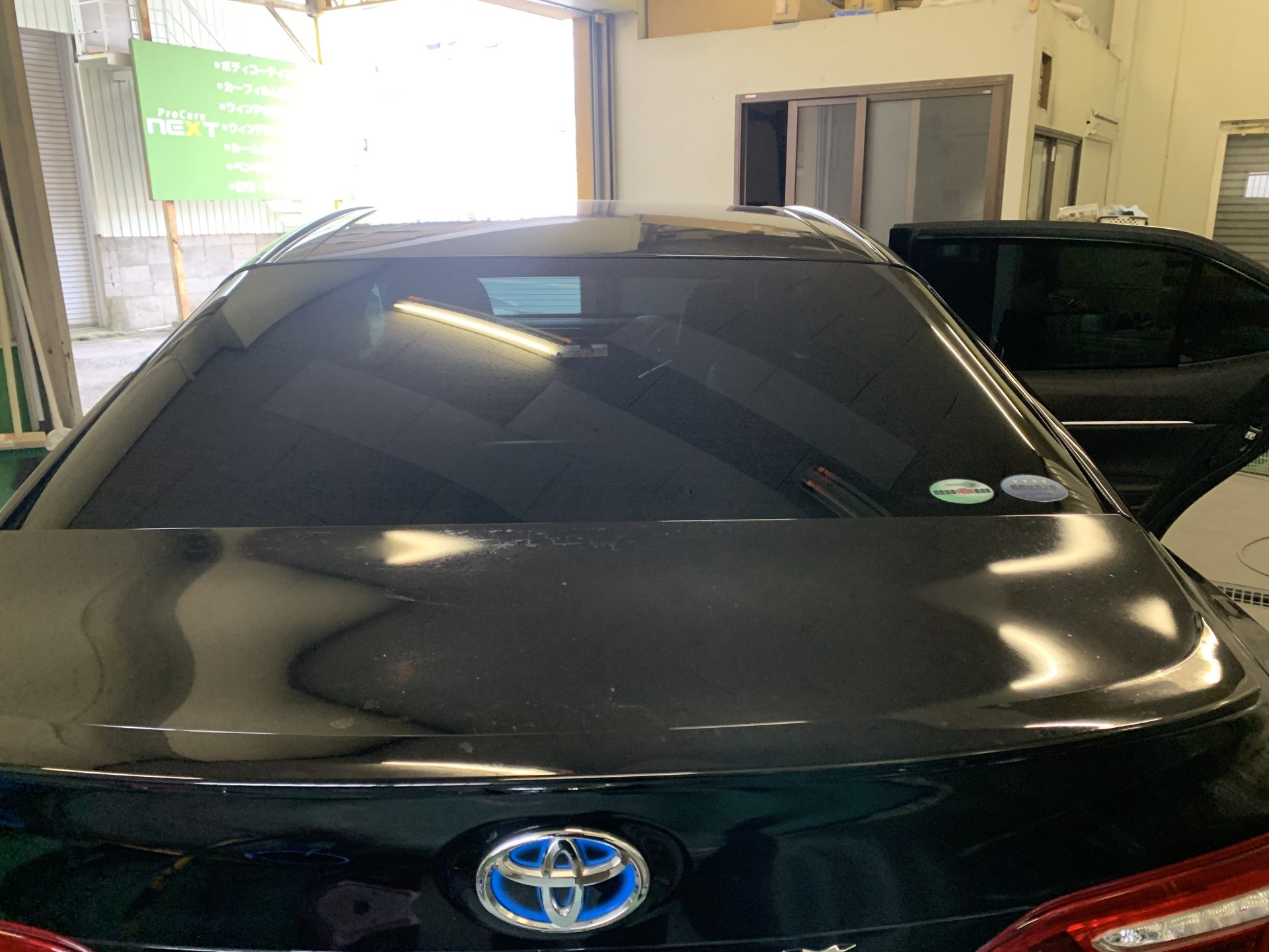 カムリ　カーフィルム施工